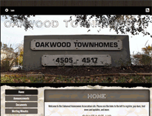 Tablet Screenshot of oakwoodbcs.com